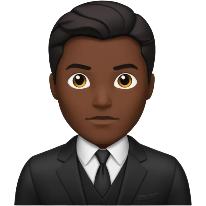 bruce wayne black suit emoji