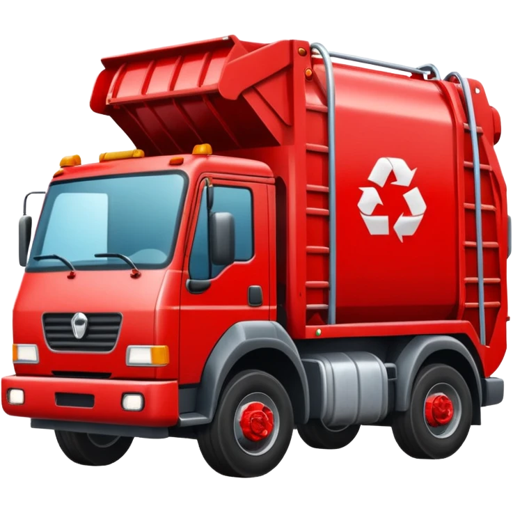 garbage truck italy emoji