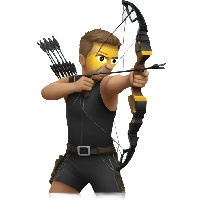 Hawkeye shooting bow emoji