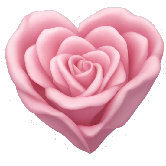 Corazón rosa pastel emoji