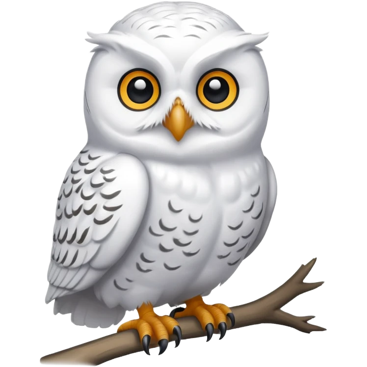 Snowy owl emoji