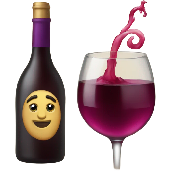 Magic wine emoji