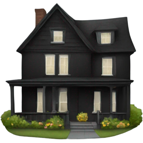 Black house emoji