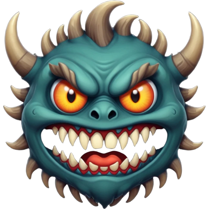 Scary emoji