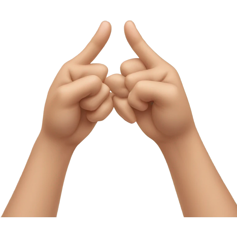 pinky promise emoji