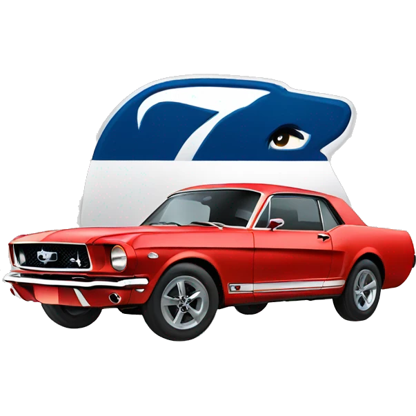 Logo ford mustang emoji