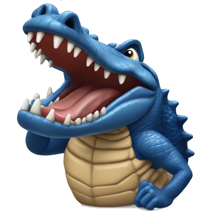 Florida Gator doing a chomp emoji