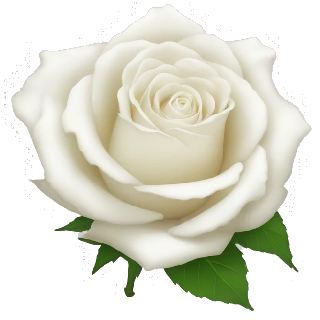 white rose  emoji
