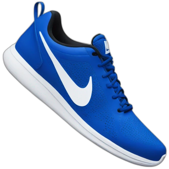 Chaussures Nike bleu  emoji