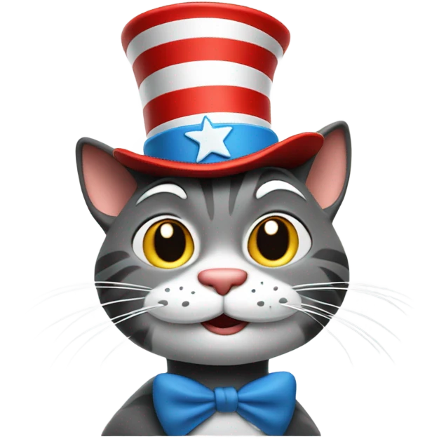 cat in the hat smirk only head with thumbs up emoji