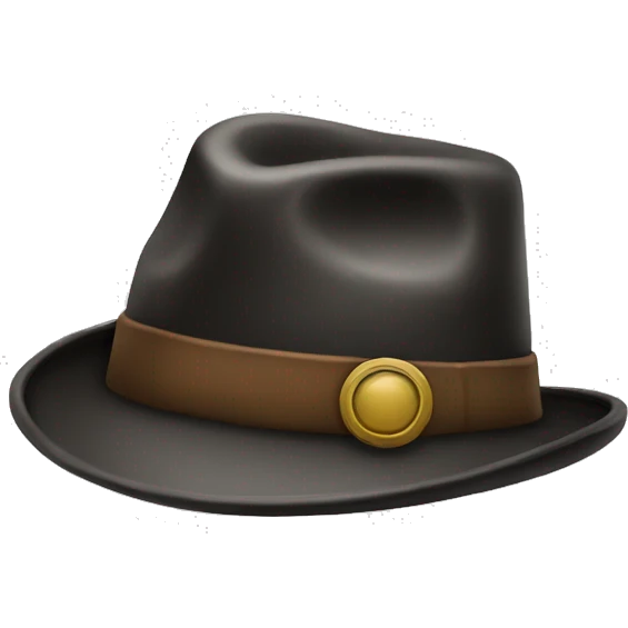 a detective hat emoji