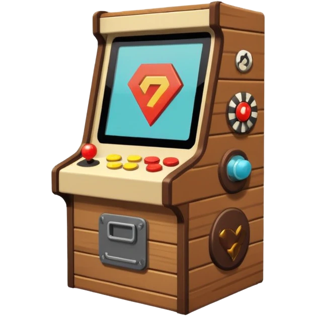 Pixel shooter cabinet emoji