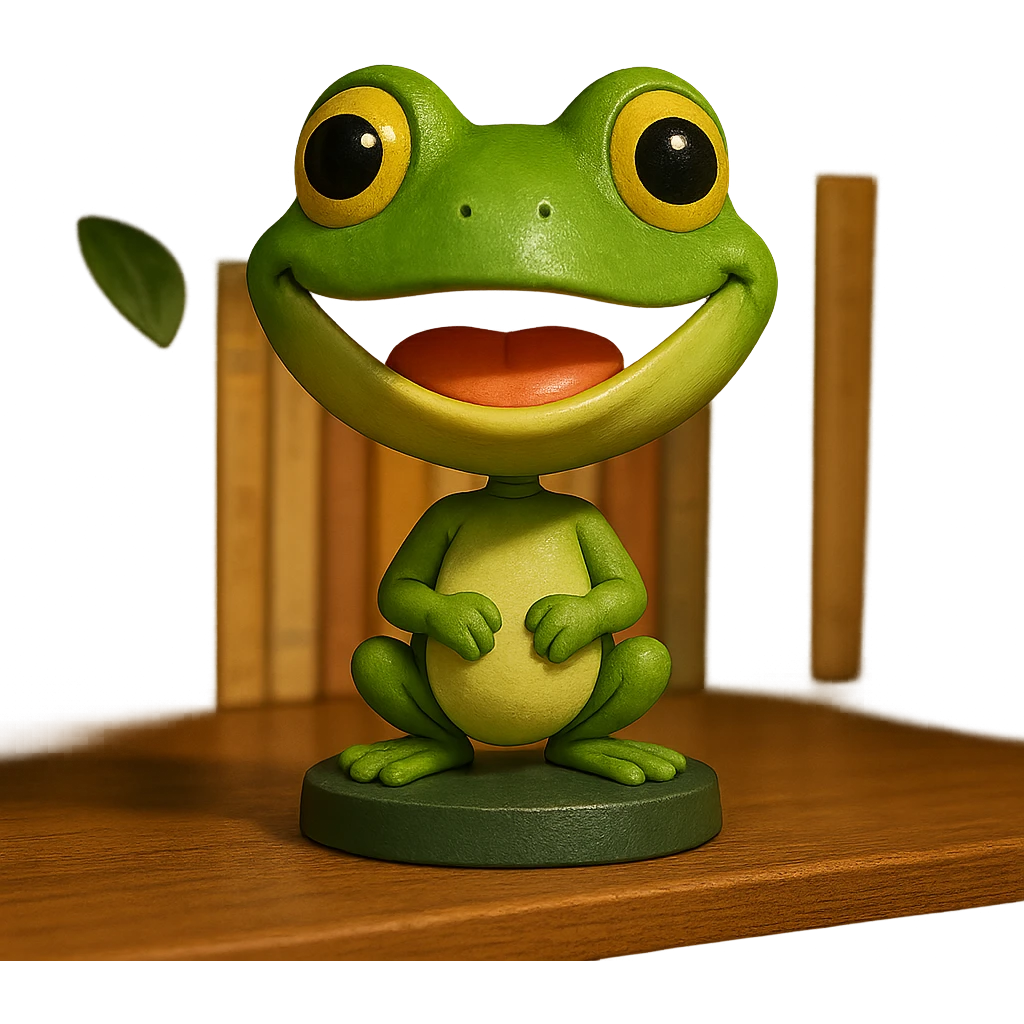 happy frog emoji