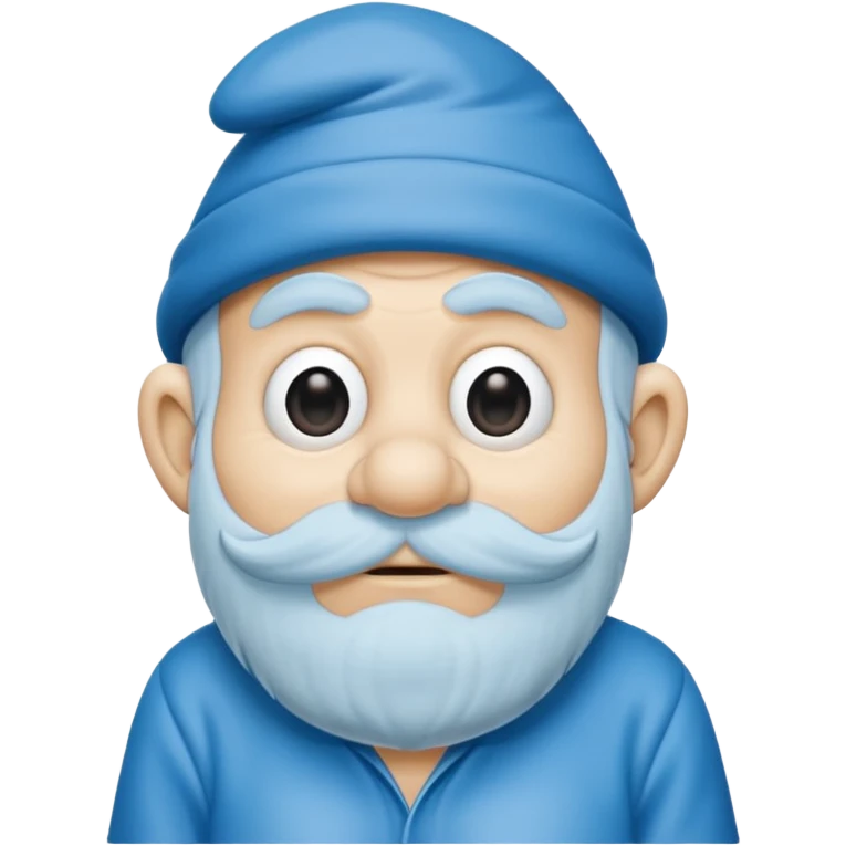 grandfather smurf  emoji
