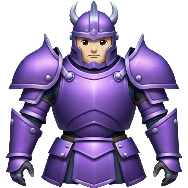 PURPLE AND BİG ARMOR PEKKA emoji