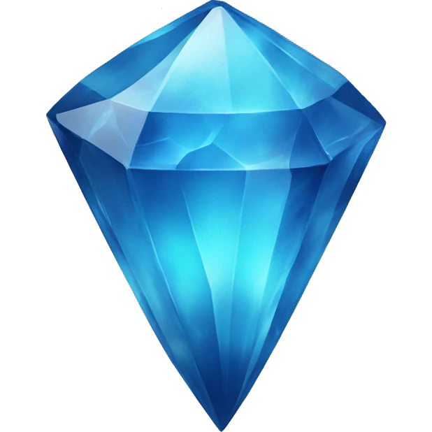 Blue crystal emoji