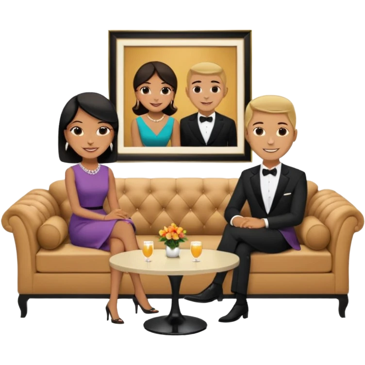 The lounge area adjacent to the dance floor featured thirty-six tables, with couches, ottomans, and banquette sofa seating. with models occupied about a third of those tables, which were strategically located throughout the room, placed in the corners and next to big spenders, emoji