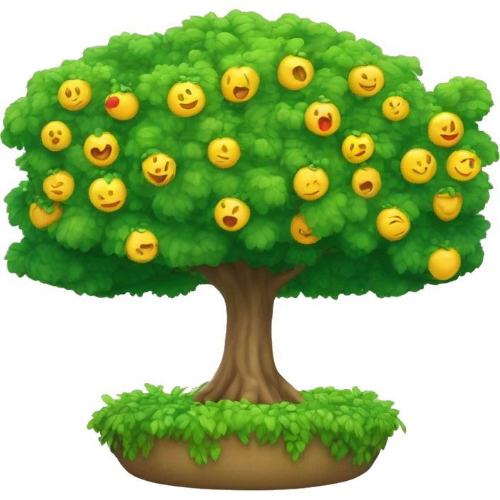 Jardim com arco íris  emoji