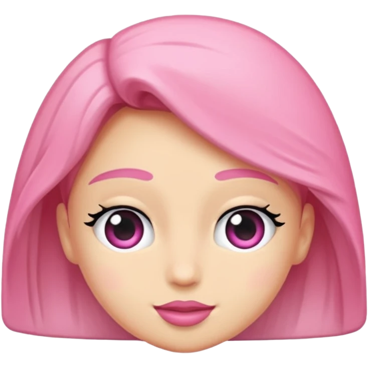 Beyaz kalp ve pembe kurdele emoji
