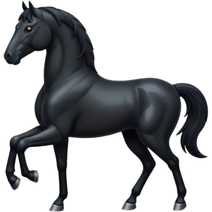 Black horse emoji