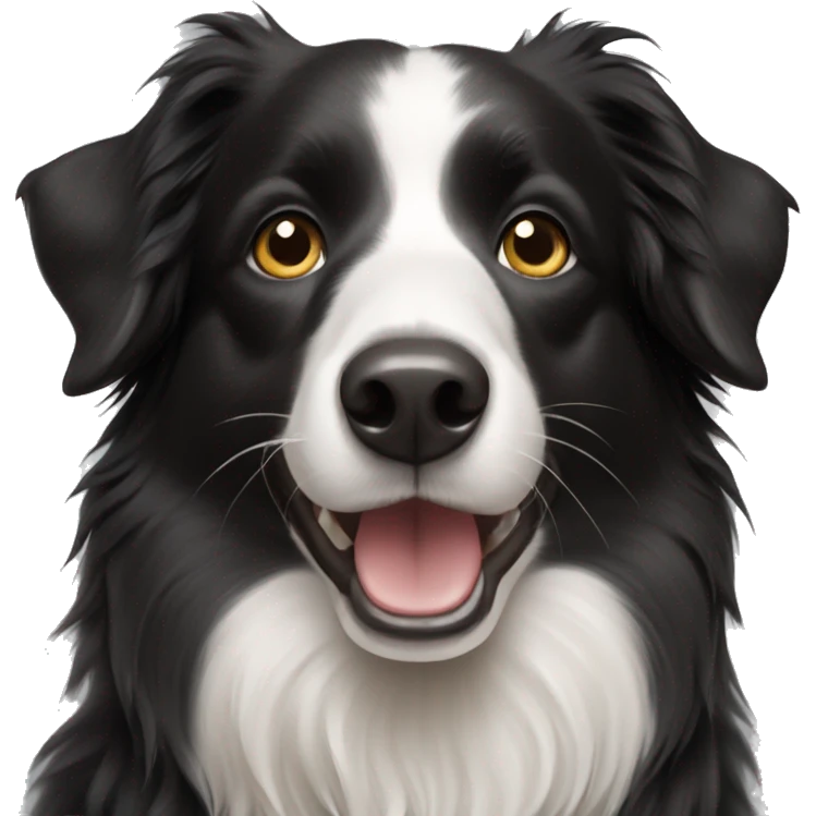 Border collie dog emoji