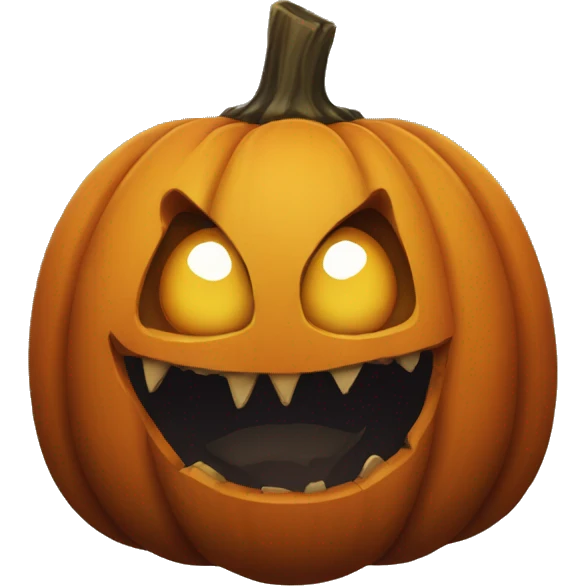 scary pumpkin emoji