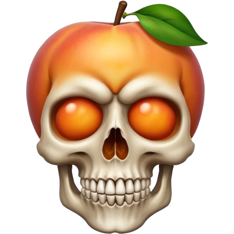 ☠️+🍑 emoji