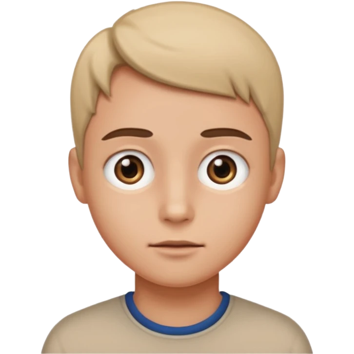 Make the eye smaller and push it yo the left emoji