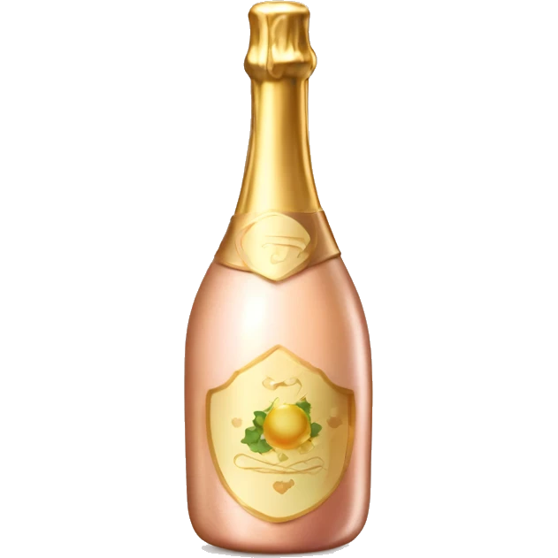A bottle of champagne potion A bottle of champagne potion emoji