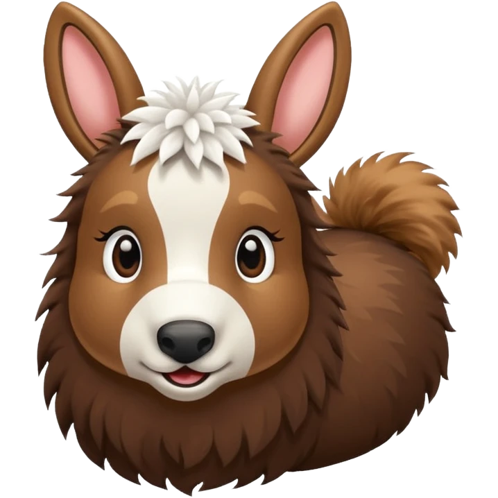 mules with a pom-pom emoji