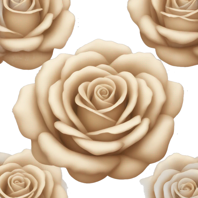 beige rose emoji