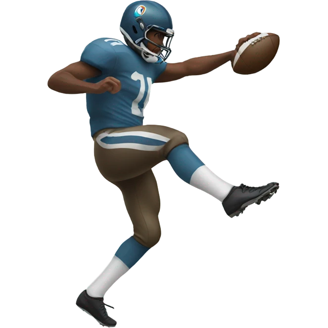 Man playing football emoji