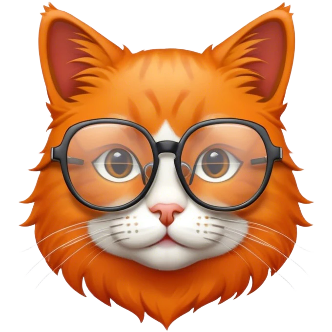 Cat with glasses  emoji