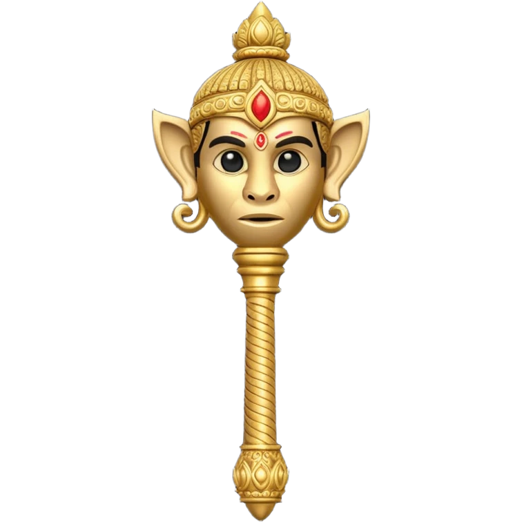 Hanuman gada emoji mace emoji