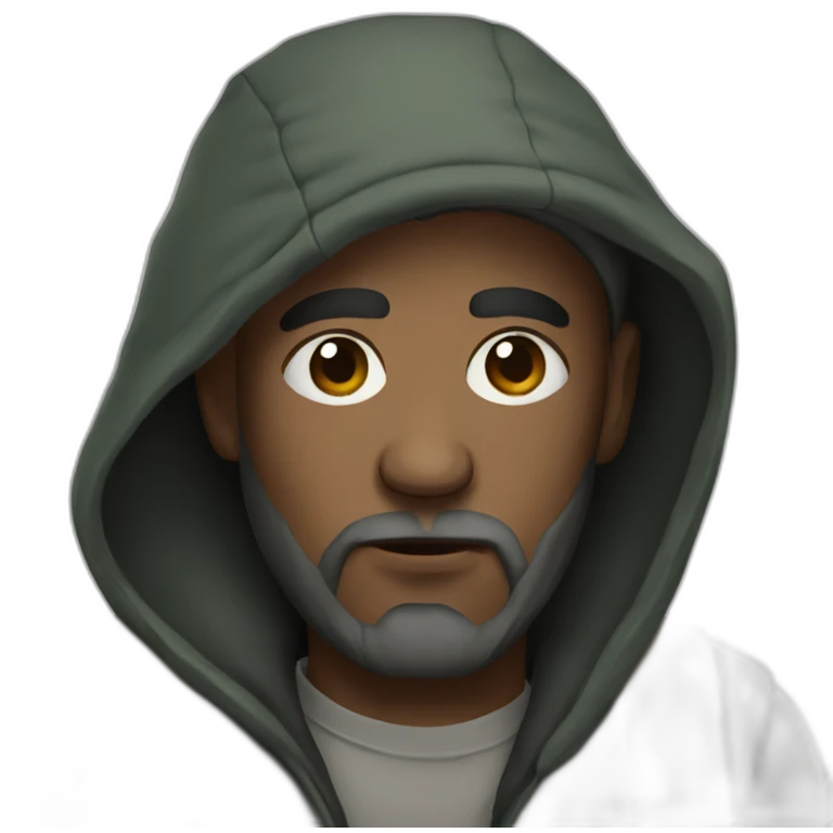 Homeless man emoji
