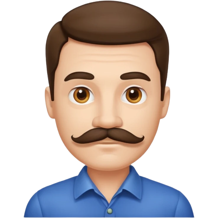 Adolf Hitler moustache carré  emoji