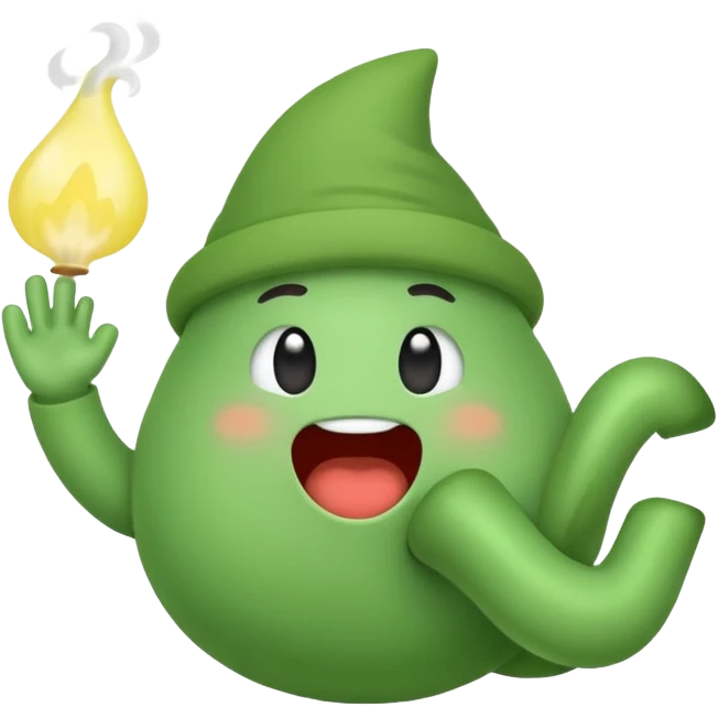 among us farting emoji