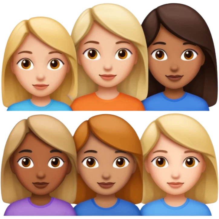 illustrators girls emoji
