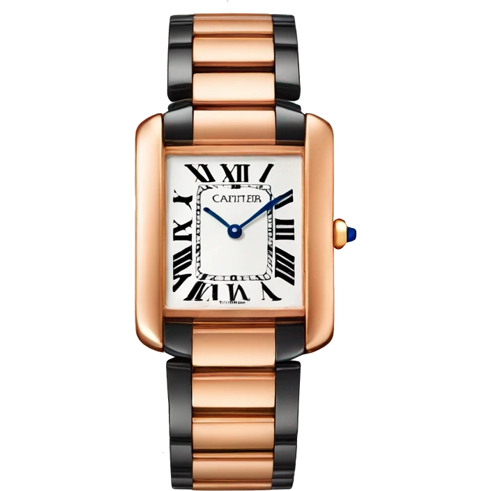 Cartier tank watch emoji