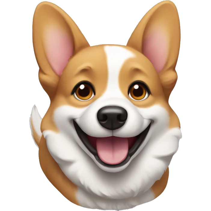 smiling corgi emoji