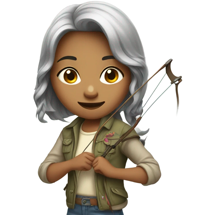 Im just a girl bow emoji