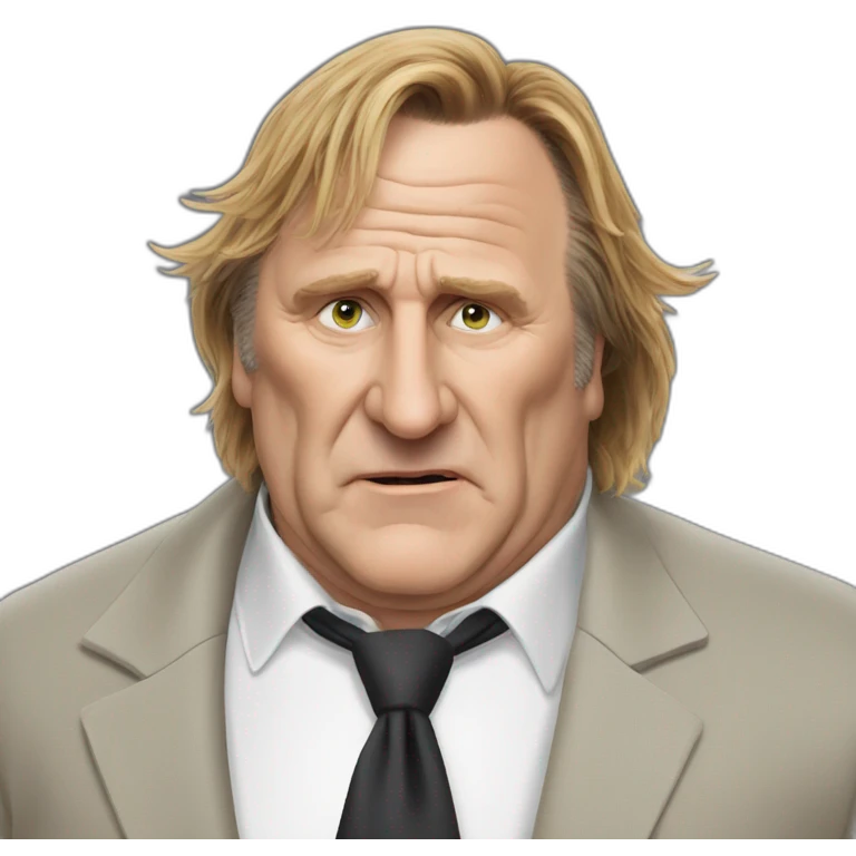 Depardieu qui rigole bourre emoji