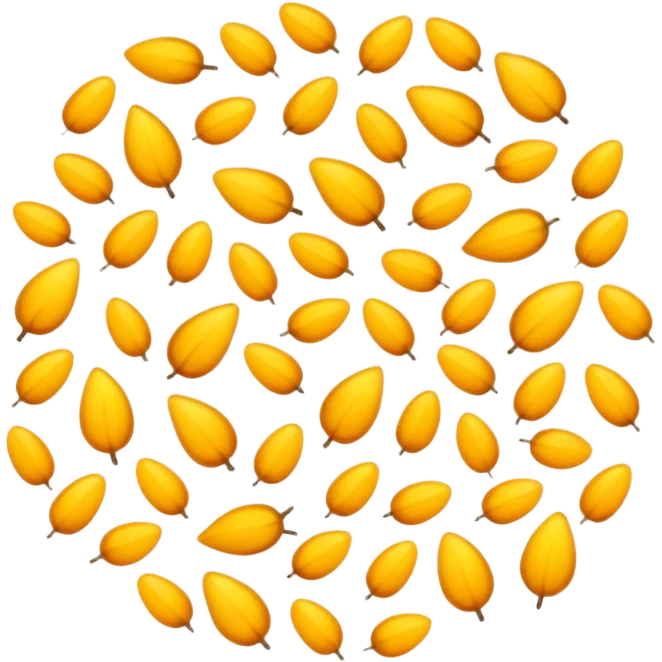 Seeds. Transparent background emoji