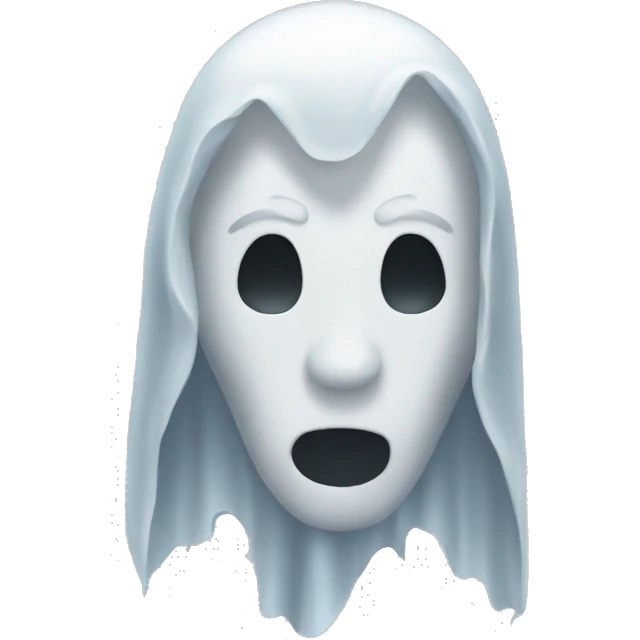 The ghost  emoji
