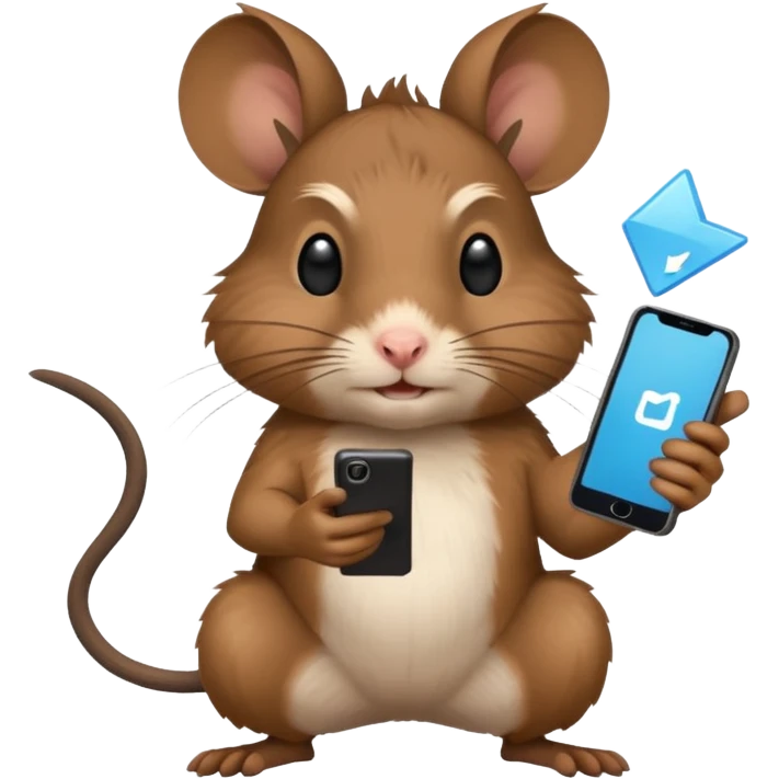 Degu playing brawlstars emoji