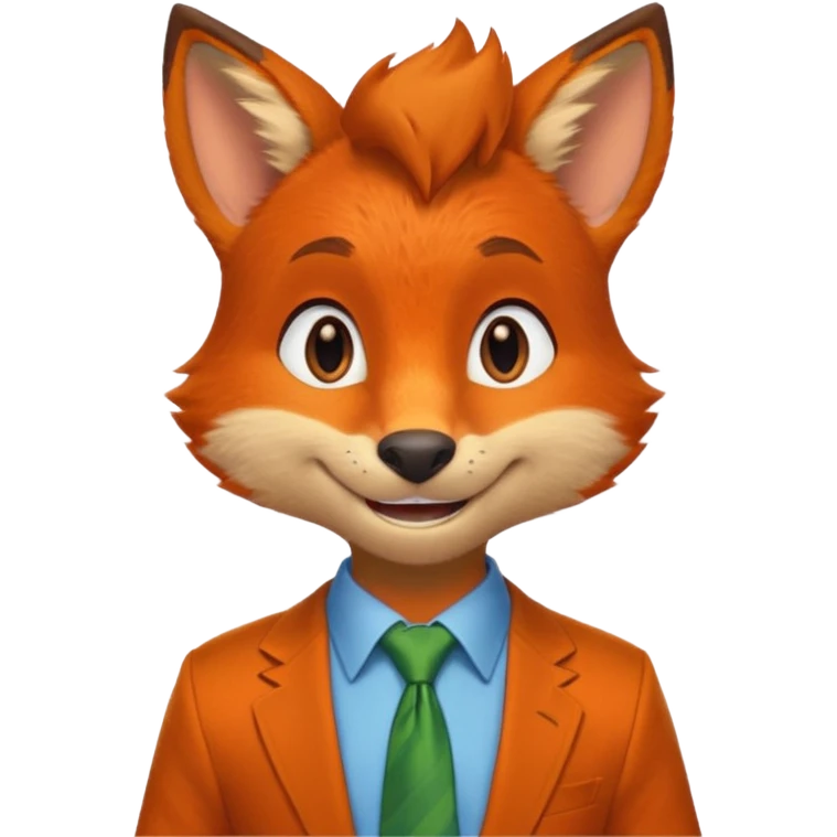 Nick Wilde from the Zootopia Disney movie emoji