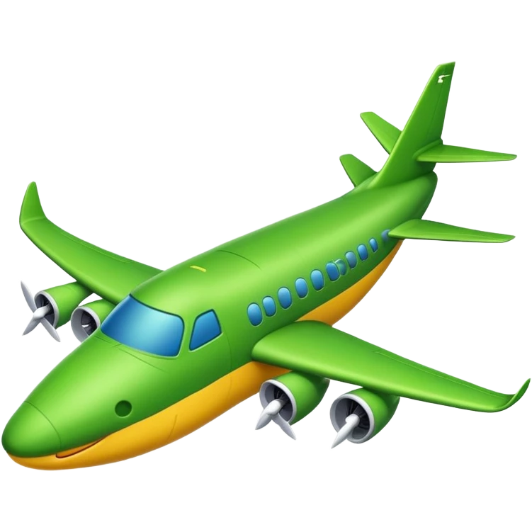 Cocodrilo have green airplane emoji