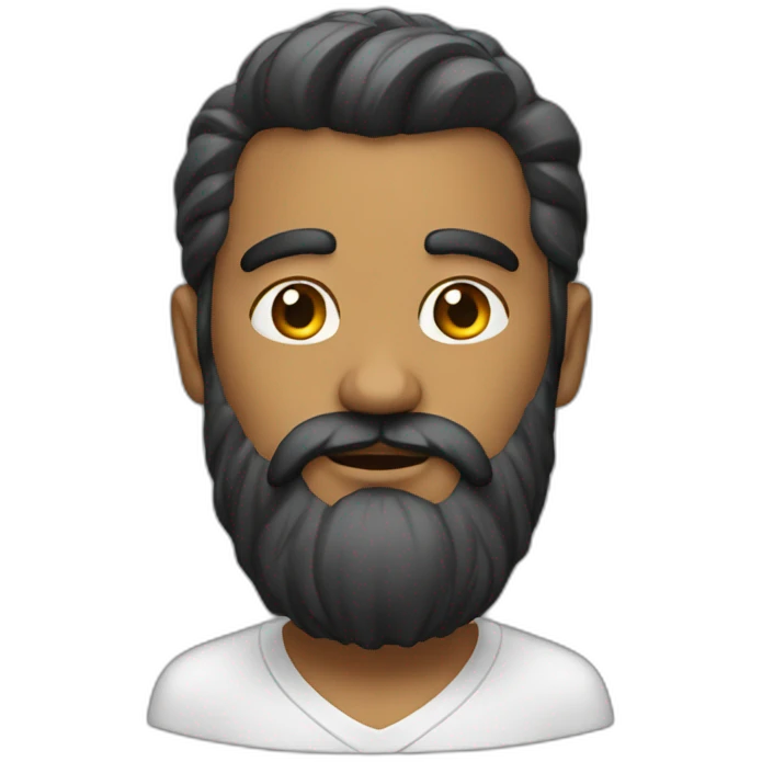 thinking-and-stroking-beard emoji