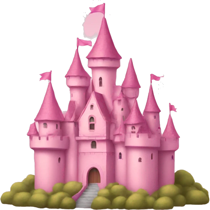 Soft pink castle  emoji