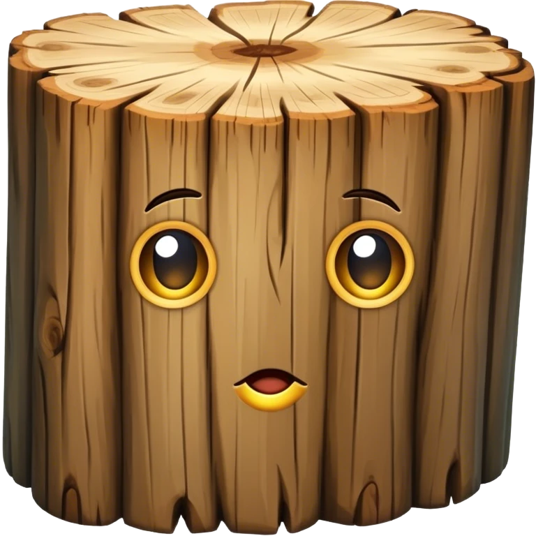 tree trunk block emoji